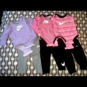 3 Nike baby outfits (6m)